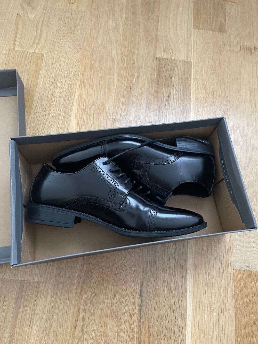 Stacey Adams Mens Cap Toe Oxford Dress Shoes Black 7.5M